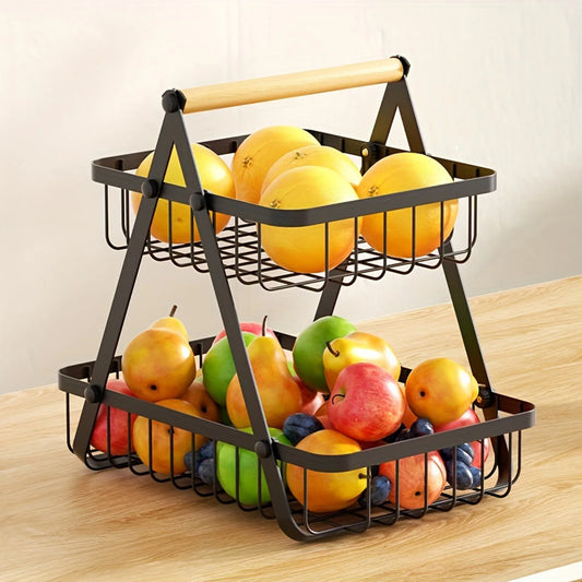3 Tier Countertop Fruit Basket & Dining Room Fruits Vegetable
